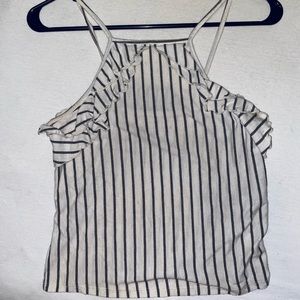cute stripped tank top 🤍